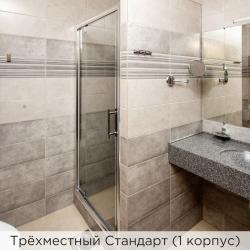 Номер стандарт с 3 односпальными кроватями (корпус 1)