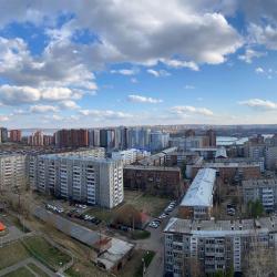 Апартаменты студия с 1 двуспальной кроватью