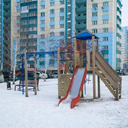 2-местные апартаменты студия на Горском микрорайоне, 75 с 1 двуспальной кроватью