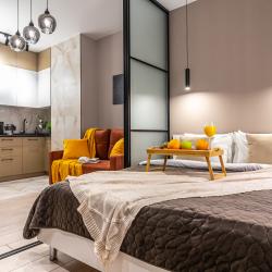 1-комнатные апартаменты стандарт Ростовская обл., Ростов-на-Дону, Красноармейская ул., 157В/83с1