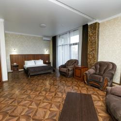 1-комнатные апартаменты студия с 1 двуспальной кроватью