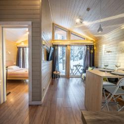 Дом с видом на лес гостиная со спальней 36м2