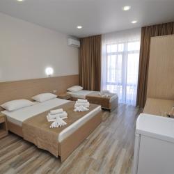 Номер стандарт Плюс с 1 двуспальной и 1 односпальной кроватью (Корпус Андорра)