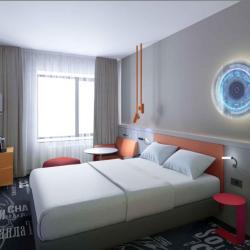 Номер стандарт с 1 двуспальной кроватью