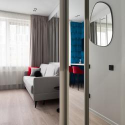 1-комнатные апартаменты студия ул. Берзарина 30А Blue