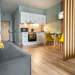 4-местные 1-комнатные апартаменты студия