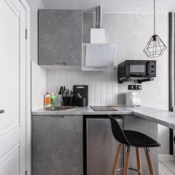 Апартаменты студия с 1 двуспальной кроватью