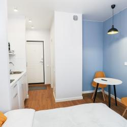 1-комнатные апартаменты студия без балкона