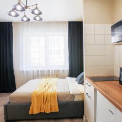 1-комнатные апартаменты студия без балкона 