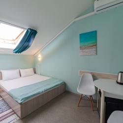 2-местный номер стандарт с 1 двуспальной кроватью (мансарда)