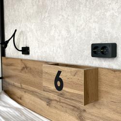 Кровать в 10-местном общем номере