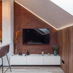 1-комнатные апартаменты студия (мансарда)