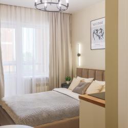 1-комнатные апартаменты студия с балконом