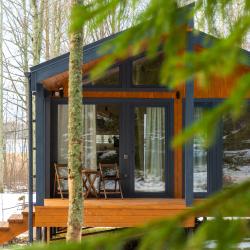 Дом с видом на лес гостиная со спальней (40 кв.м)