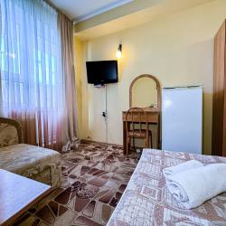 Комната стандарт с 1 двуспальной кроватью и диваном
