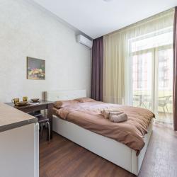 2-местные 1-комнатные апартаменты студия ул. Автозаводская, 23с931к4 с 1 двуспальной кроватью