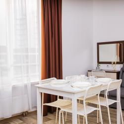 Апартаменты с кухней и видом на город для 7 гостей