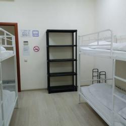 Кровать в общем номере с 4 двухъярусными кроватями (общие удобства)