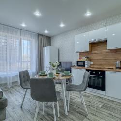 Апартаменты улучшенные Автомобильная, 8 с 1 двуспальной кроватью