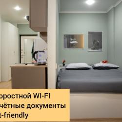 4-местные 1-комнатные апартаменты студия
