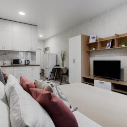 1-комнатные апартаменты студия ул. Нансена 103\1 стр 9