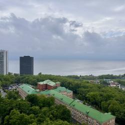 Фото Отель Мусоргского 74, корпус 2, квартира с видом на море
