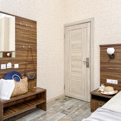 1-комнатные апартаменты студия с 1 односпальной и 1 двуспальной кроватью