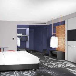 Номер делюкс с 1 двуспальной кроватью