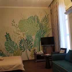 Стандарт с 1 двуспальной кроватью (вид на сад)