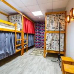 Кровать в 6-местном общем мужском номере