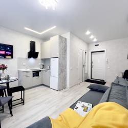 2-комнатные апартаменты стандарт в центре Тюмени с живописным прудом