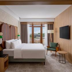 Номер люкс делюкс с 1 двуспальной кроватью и видом на море