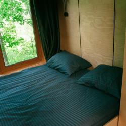 Дом с купелью с панорамными окнами и открытой террасой #5