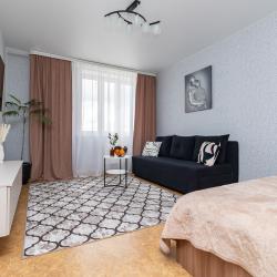 1-комнатные апартаменты стандарт Happy house с видом на реку