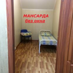 1-местный 1-комнатный номер эконом с 1 односпальной кроватью (без окна, мансарда, блочный номер)