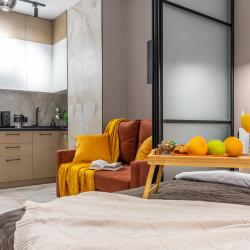 1-комнатные апартаменты стандарт Ростовская обл., Ростов-на-Дону, Красноармейская ул., 157В/83с1