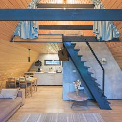 Коттедж №17 A-Frame (с террасой и кондиционером)