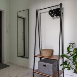 3-местные 1-комнатные апартаменты студия Воронеж, ул. Ломоносова, д. 84 с 1 двуспальной кроватью