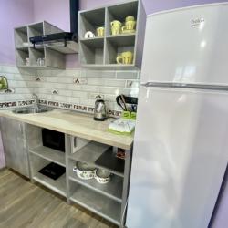 Апартаменты студия с кухней и балконом