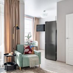 1-комнатные апартаменты студия Merino Home Galaxy