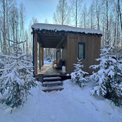 Коттедж улучшенный с 1 двуспальной кроватью