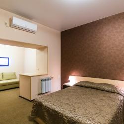 Номер эконом с 1 двуспальной кроватью (без окна)