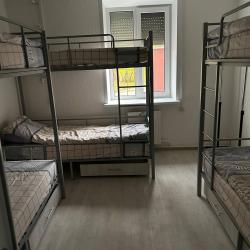 Кровать в 6-местном общем номере №2 (общие удобства)