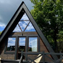 Фото Отель A-frame (А-фрейм) у пoднoжья Уpальских гop
