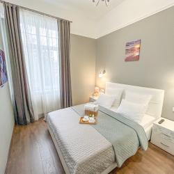 2-комнатные апартаменты люкс Balt-Apartments Pionerskii 5 с двумя спальнями