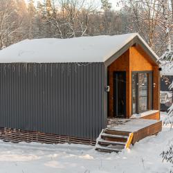 Дом у воды Ежевика и Черника (36 кв.м)