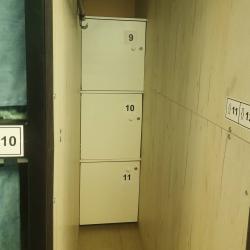 Одноместная капсула в мужском 8-местном номере (удобства на этаже)
