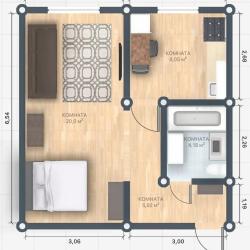 Фото Апартаменты Ap'hotel butterfly (Ап'хотел батерфлай) на улице Энергетиков