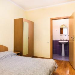 Номер стандарт с 1 двуспальной кроватью (цокольный этаж)