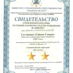 Фото Отель Сияние Севера